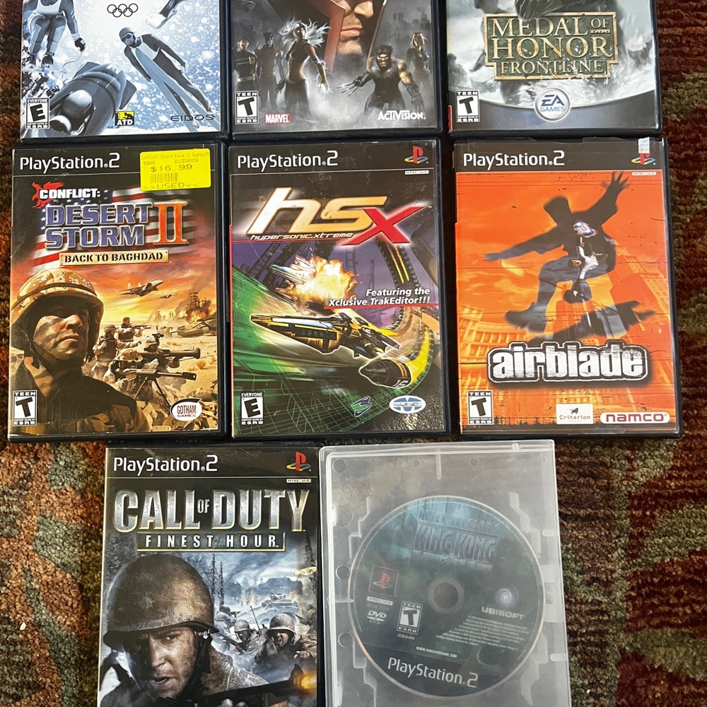 Play station 2 games